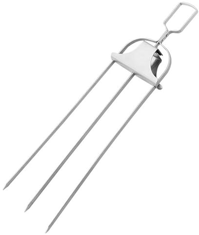 drburpily Brochettes de Barbecue en Acier Inoxydable Lisses pour Un Nettoyage et Un Entretien faciles. Durables, utilisées pour Griller de la Viande. Brochettes de Barbecue, Style 1