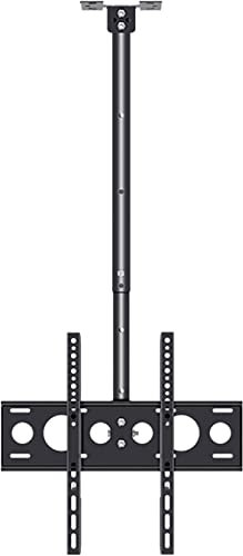Soporte de techo multifunción para TV de 32 televisores LCD de 50 pulgadas, soporta hasta 40 kg, ajustable, se adapta a la distancia máxima del agujero de 400 x 400 mm, soporte de TV para pantallas