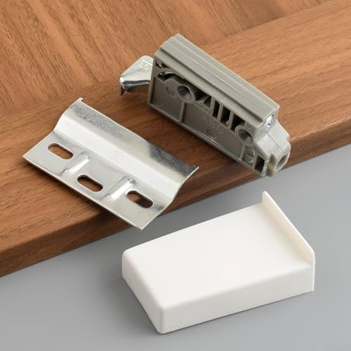 2 Stück Küchenschrank-Aufhängungen, Schrankaufhängung mit diskretem Design, Aufhänger, 50 kg Tragkraft, einfache Installation