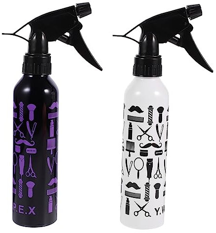 MUCKLILY 2Pezzi Spruzzatore Salone Bottiglie Spray per Parrucchieri Nebulizzatore per Idratazione e Materiale Duraturo e Casual