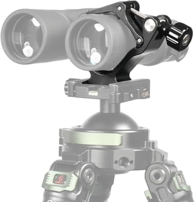 CC-10 Binocular Mount Clamp for Triopd with Arca Swiss Adapter,Compatible 1/4-20 and 3/8-16 Screw