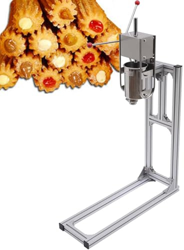 Machine à churros commerciale en acier inoxydable robuste avec 4 buses pour fruits latins, idéale pour une utilisation professionnelle