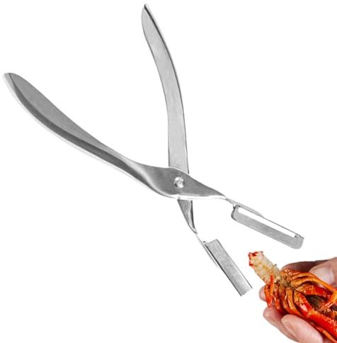manhegari Pelador De Langostinos | Dispositivo para Pelar Gambas,Herramienta Ligera para Pelar Gambas para Hogar, Cocina, Barbacoa y Acampada, Mariscos
