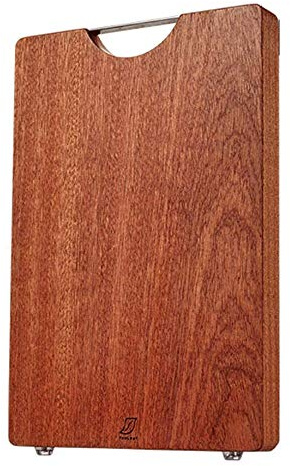 HPTHLY Large Organic Bamboo Board For Kitchen With Compartments And Juice Heavy Duty For Meats Bread Fruits Block Carving Board,