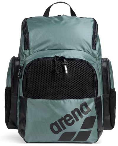 ARENA One Go Backpack Swimming Athlete Sports Gym Rucksack Multisport Daypack Medium Size Training Gear Equipment Swim Bag for Men and Women, 35 Liters, Sage