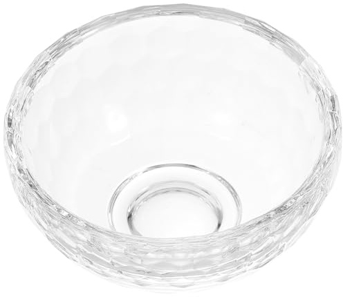 iplusmile Recipiente de Vidrio Transparente, Cuenco de Skincare para Aceites Esenciales y Mezclas Spa, Uso en Salón o Masaje