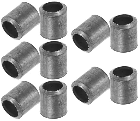 FOMIYES Kit da 10 Cunei in Ferro Manico in Legno Rotondo, Cunei di Sicurezza per Lavori di Falegnameria, Spacco Legna e Disboscamento, Perni di Fissaggio Ergonomici per Uso Professionale