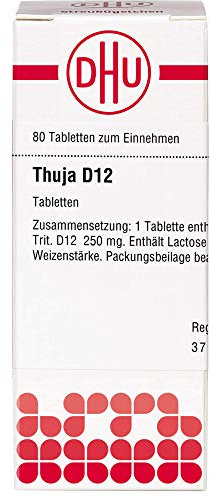 DHU Thuja D12 Tabletten, 80 St. Tabletten