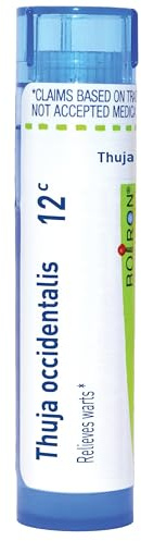 Boiron Thuja Occidentalis 12C Homeopathic Medicine for Painless Wart Removal - 80 Pellets
