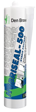 Den Braven HYBRISEAL 500 - Cartouche de 300ml | Mastic Colle polymère Hybride pour collages élastiques et Joints à Faible Mouvement - Tous matériaux - Intérieur & Extérieur