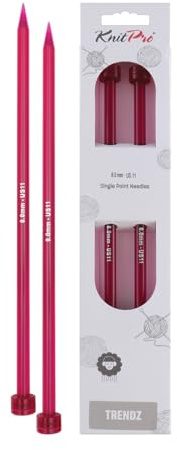 KnitPro Trendz Lange Nadeln 12 (30cm) | 8mm