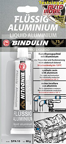 Bindulin Flüssig-Aluminium 60g Tube SB - Silber - Metallreparaturkitt - Füller - Reparaturmasse