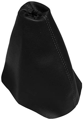 AERZETIX - Cuffia Soffietto - per Leva del Cambio - in Similpelle - pelle Nero con Cuciture Nero