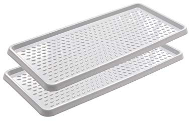 BranQ - Home essential BranQ Schuhablage aus Kunststoff, Hellgrau, 2-pcs, 5901098048507