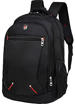 Mochila Portátil para Hombres, Bolso Acolchado Resistente Agua para Trabajo de Viajes de Negocios, Durable College School Students Bookbag