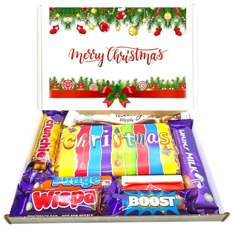 Christmas Chocolate Hamper Gift Box, Sweet Hamper, Christmas Chocolate Letter box Friendly, Present for All