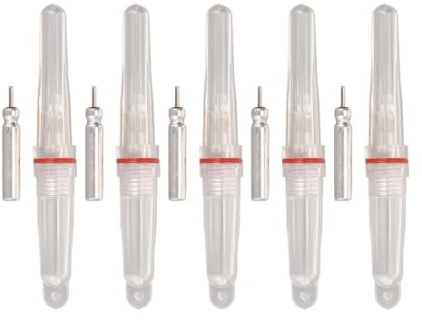 SUNGOOYUE Luz de Pesca Subacuática, 5 uds., Carcasa de PE, Sellado Hermético, Luces LED Reutilizables para Señuelos de Pesca, Barras Luminosas de Pesca Impermeables para Pesca