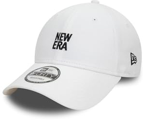 New Era Newe 9Forty Adjustable Cap NE Logo Weiß Schwarz, Size:OneSize