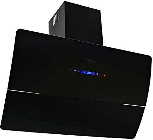 Rantry Hotte aspirante murale Aiaio Inox 756 m³/h 90 cm noir, meubles pour maison intérieure extérieure salon chambre décoration de meubles de chambre