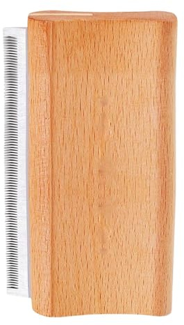 Hundebürste für kurzhaarige Hunde,Hundekämme zur Pflege | Slickerbürste mit Holzgriff für Hunde und Katzen,Hautfreundliche Pflege Katzenbürste, Deshedding Bürste, Haarbürste p