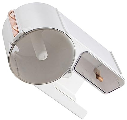 PRETYZOOM Bathroom Accessories Over Toilet Storage Wall-Mounted Hair Dryer Rack Plastic Toilet Paper Dispenser Holder