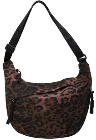 HiTotes Borsa a mezzaluna in nylon borsa per gnocchi borsa a tracolla per donna borsa a mezza luna borsa hobo borsa a tracolla in nylon borsa a tracolla
