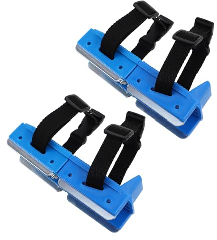 COLLBATH Pattini da Ghiaccio Regolabili per Bambini con Doppia Lama E Cinghie di Fissaggio Supporto Sicuro per Principianti Pattino da Ghiaccio per Bambini attività Invernali All'Aperto