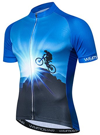 Cykeltröjor kortärmad sportkläder cykelkläder cykeltopp män MTB jersey andningsbar sommar, 9, L
