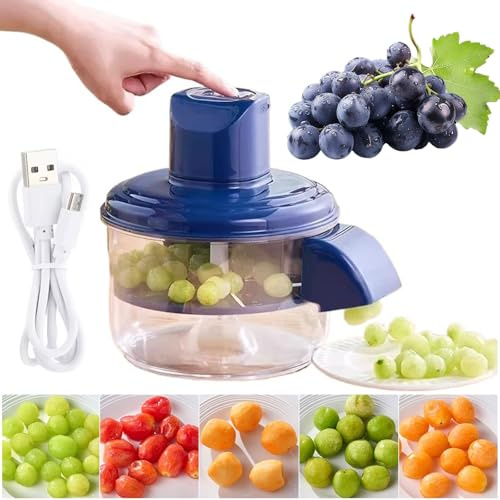 Grape Peeling Machine, Éplucheur Électrique pour Raisins et Tomates, Éplucheur Automatique pour Petits Fruits et Tomates Cerises, Rechargeable - Cuisines Professionnelles Domestiques