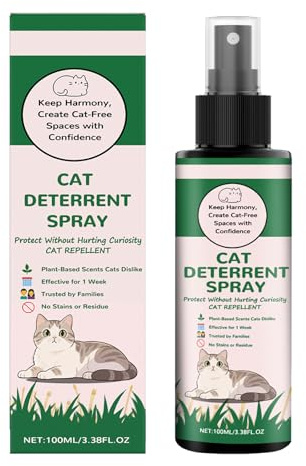 Mnozreo Spray Arañazos Gatos y Gatitos,para Proteger Sofá y Muebles,100ML,1PC,Spray Educador Gatos Antiarañazos uso en Interiores y Exteriores