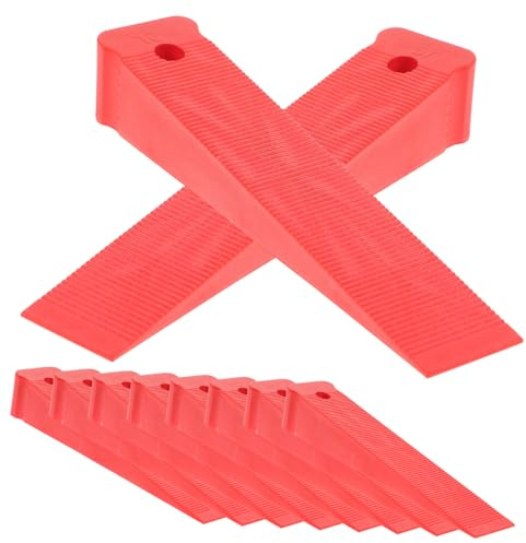 Hoement Spessori e Cunei in Plastica Per Livellamento Porte e Mobili Antiscivolo Resistenti Confezione Da 10 Pezzi Per Installazione Casa e Riparazioni Mobili Traballanti