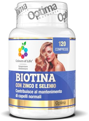 Colours of Life Biotina, con Zinco e Selenio, 120 compresse