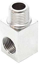 Wiltec Ersatzteil für Airbrush Kompressor AS189 / AS196 / AS196A – T-Stück Verbinder – am Tank – Drucksteuerung – für Airbrushkompressor, Zubehör