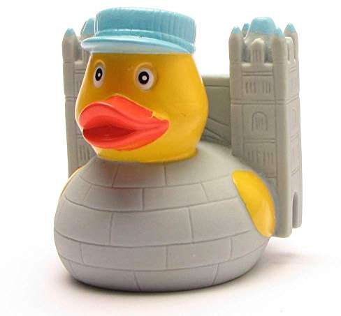 DUCKSHOP I London Towerbridge Badeente I Quietscheente I L: 9 cm