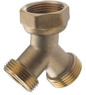 Raccord laiton Y Femelle 20x27 (3/4) écrou tournant - double Mâle 20x27 (3/4) NOYON & THIEBAULT