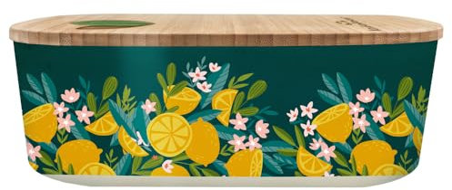 chic.mic bioloco plant lunchbox oval (lemons)
