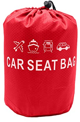 Wasserdichte Kinderwagentasche, strapazierfähige, einfach zu tragende Autositz-Reisetasche, Gate Check Flughafen-Schutztasche mit gepolsterten verstellbaren Trägern, Reisetasche für Autositze, Babysch