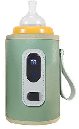 Surakey Baby Flaschenwärmer Unterwegs,Einstellbare Temperatur USB Flaschenwärmer Tasche,Baby Flaschen Wärmer Babykostwärmer USB Heizung Muttermilchwärmer Tasche Milch Heizbeutel Träger für Reisen