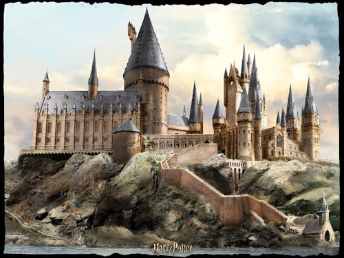 PRIME 3D , Harry Potter - Hogwarts Castle , 3D Lenticular Jigsaw Puzzle , 61cm x 46cm - 500 pcs , Games & Puzzles , Ages 6+