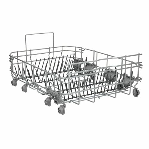 LPPP Geschirrkorb unten 45 cm kompatibel mit Bosch Geschirrspüler 00772836 | Unterkorb für Siemens, Neff, Constructa, Balay, Viva, Gaggenau, Blaupunkt, Pitsos, 00773423, 00770635, 00687130, silber