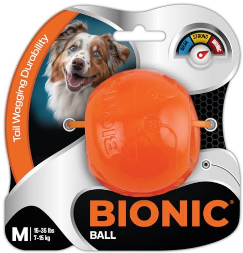 Bionic Jouet à mâcher interactif pour Chien de Taille Moyenne Qui résiste aux mâcheurs Les Plus Difficiles, pour Chiens Entre 7 et 15 kg