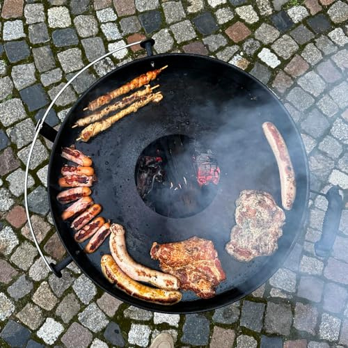 Czaja Plaque de cuisson de 60 mm d'épaisseur - Fabriquée en Allemagne - Pour tous les barbecues sphériques de 60 cm (60 cm) - Plaque de cuisson pour barbecue sphérique