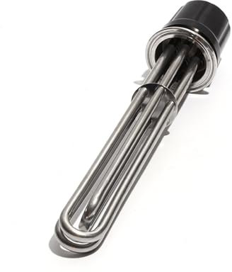 MTMXALBBR 220V 4.5KW 210mm Immersion Water Heater Heating Element 2Tri Clamp 63mm Flange SUS304 Leisurely