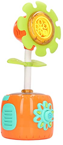 Sonnenblumen Blasenblasmaschine Buntes Licht und Musik Elektrisches Blasenhersteller Spielzeug für Outdoor -Spiele mit Sonnenblumenform