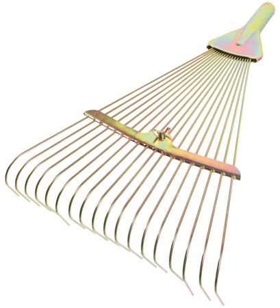 Toddmomy Rastrillo de Jardín Telescópico para Limpieza Césped Herramienta de Jardinería Resistente para Césped Artificial y