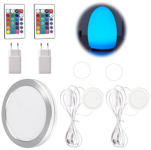 LIAVOP 3D Printer LED Strip Light Lighting, 3D-Drucker Teil LED Lichtleiste Beleuchtung Streifen Lampe Modell Set, 3D-Drucker Zubehör für Kreative Nachtlicht Modelle, RGB Licht