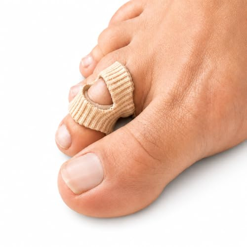 ária AriaPad-M Tutore Podologico per Dita a Martello | Supporto in Gel per Scaricare Pressione e Sfregamento | Sollievo per Dita in Griffe | Dispositivo Medico CE | 5 Pezzi