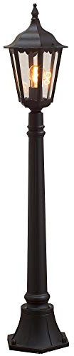 Konstsmide Firenze 7215 Wegeleuchte (B: 23,5cm T: 23,5cm H: 120cm, 1x100W, IP43) matt-schwarz