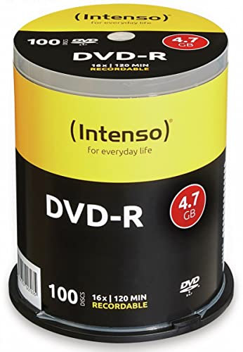 Intenso – DVD-R 4,7 GB, 4,7 GB, DVD-R 100 Stück(e), 4101156
