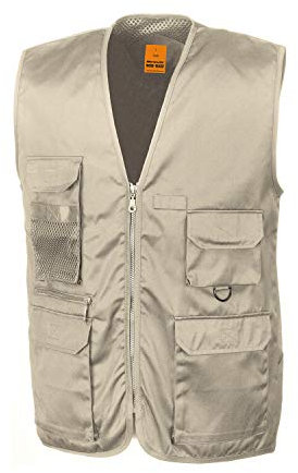 Result Jagd- und Angler-Weste R45X, Farbe:Camel;Größe:XL